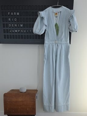 Farm Rio Denim Jumpsuit